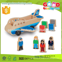 EN71 / ASTM Certificado de qualidade superior Baby Toy DIY avião de madeira para a imaginação Criar